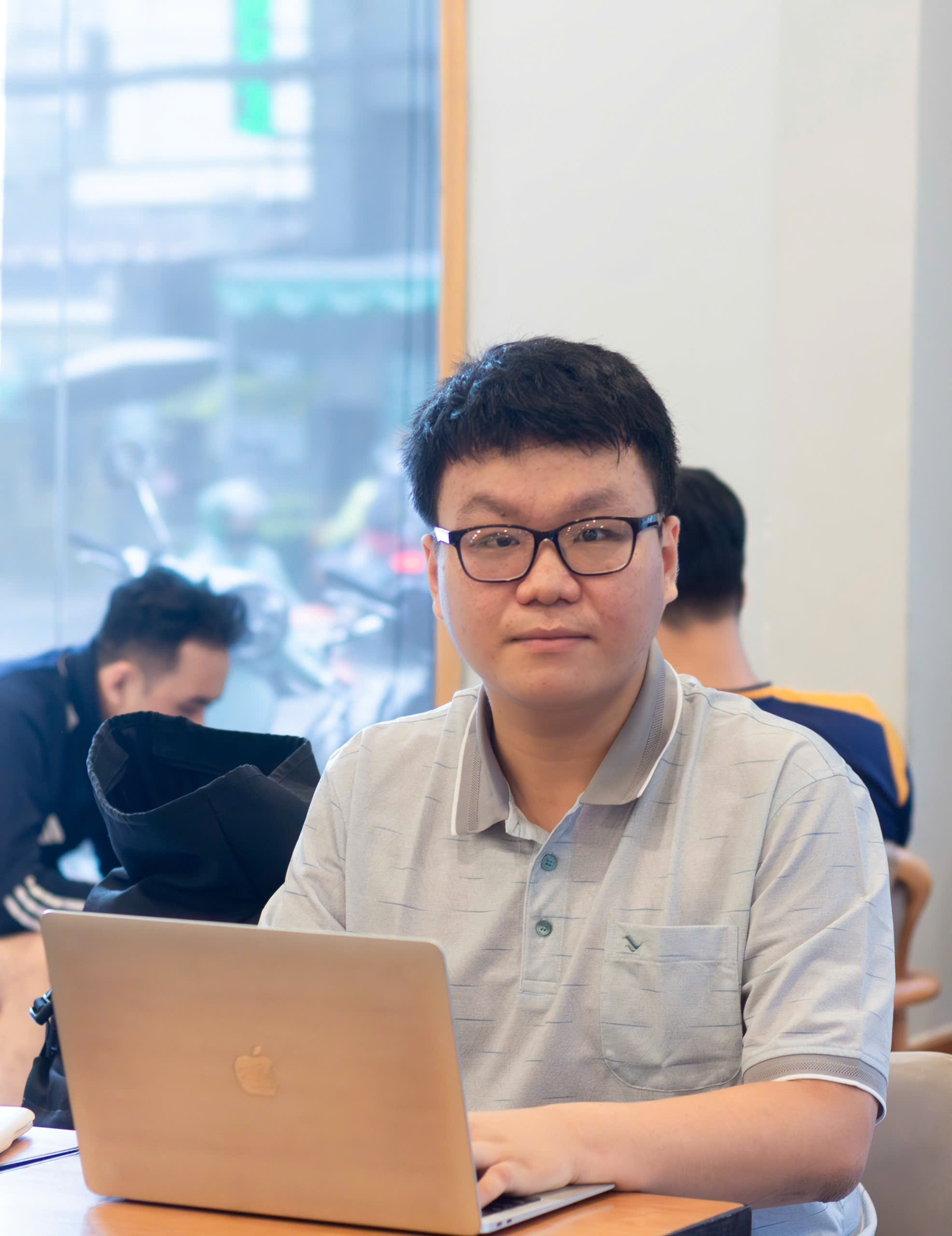 Photographer in nature